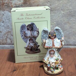 International Santa Claus Collection Christ Child With Angel Venezuela Figurine